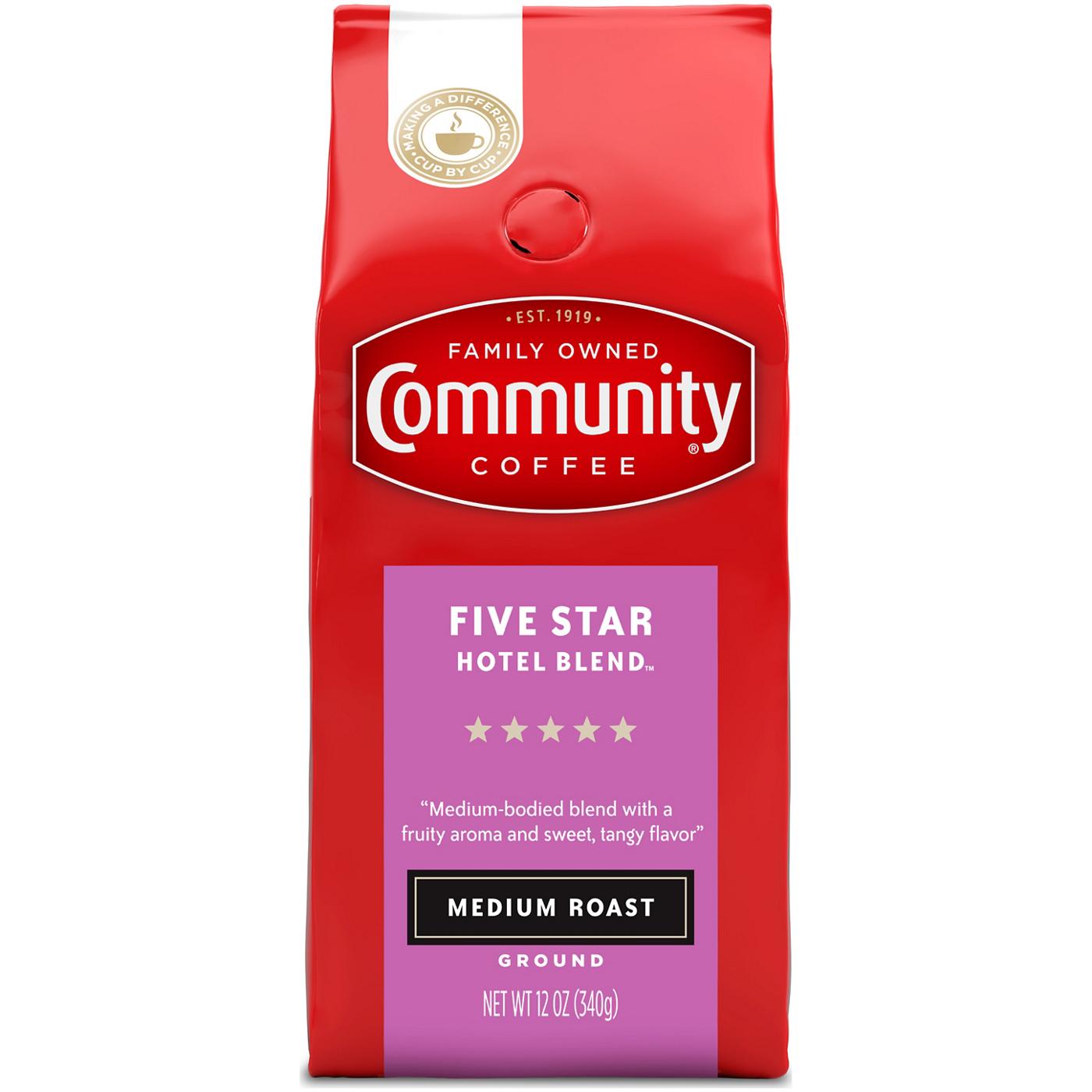 Community Coffee Hotel Blend Medium Roast Ground Coffee Shop Coffee