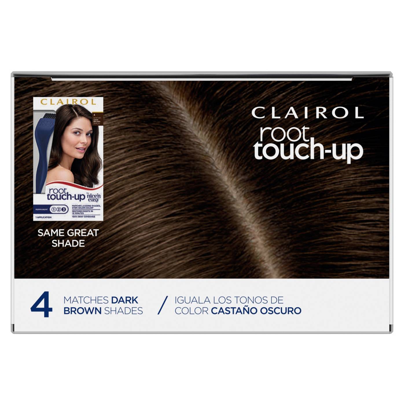 Clairol Nice 'n Easy Permanent Root Touch-Up - 4 Dark Brown; image 8 of 10