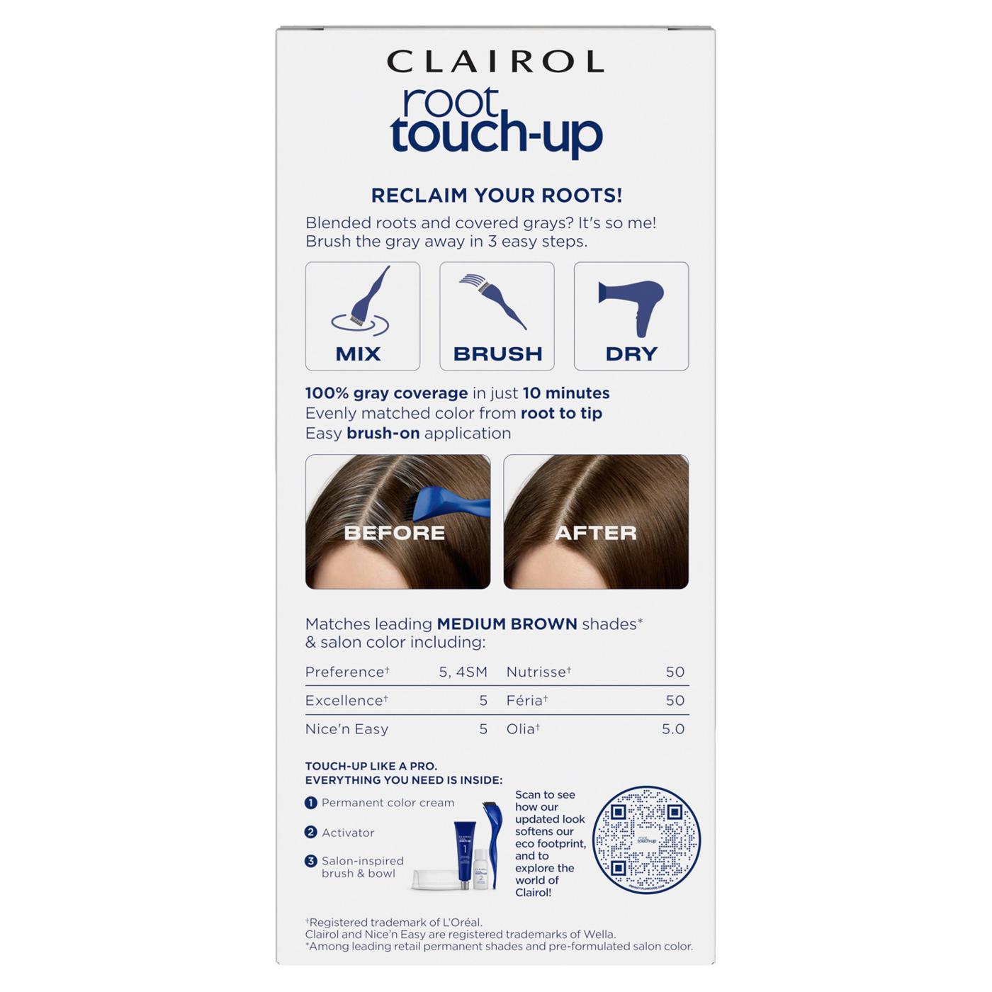 Clairol Nice 'N Easy Permanent Root Touch-Up - 5 Medium Brown; image 2 of 10