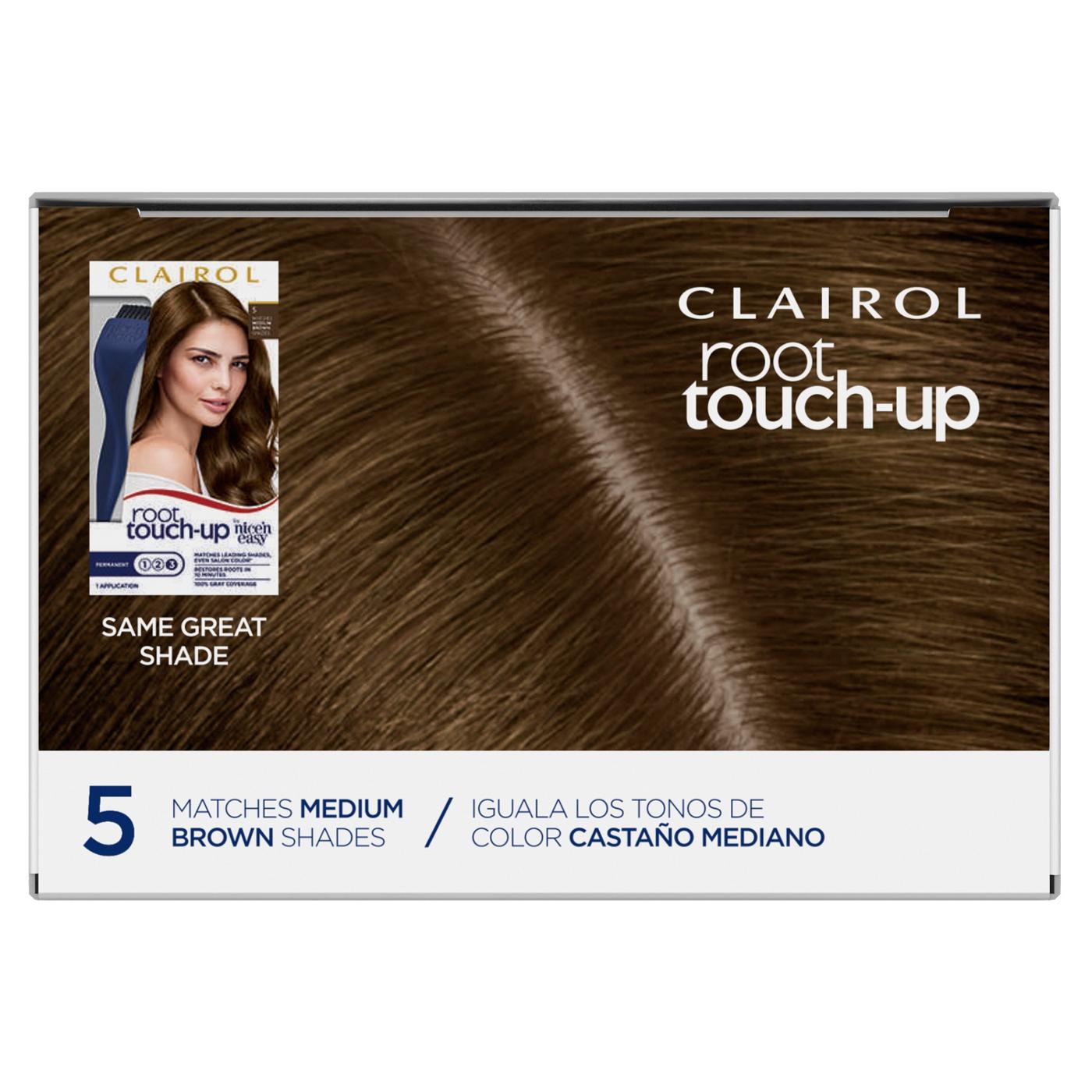 Clairol Nice 'N Easy Permanent Root Touch-Up - 5 Medium Brown; image 9 of 10