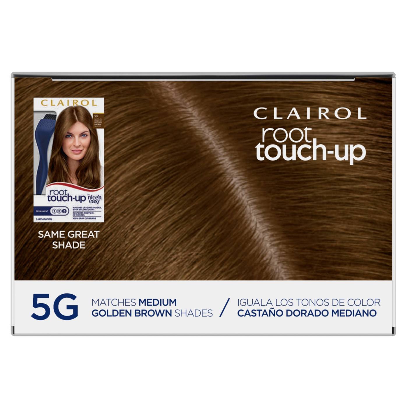 Clairol Nice 'N Easy Permanent Root Touch-Up - 5G Medium Golden Brown; image 8 of 10