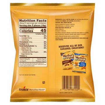 Werther's Original Sugar Free Caramel Hard Candies