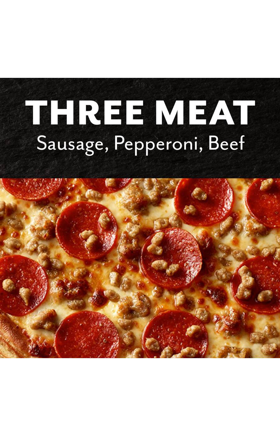 DiGiorno Cheese Stuffed Crust Frozen Pizza - Three Meat; image 3 of 7