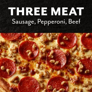 DiGiorno Three Meat Stuffed Crust Frozen Pizza, 1.5 lb