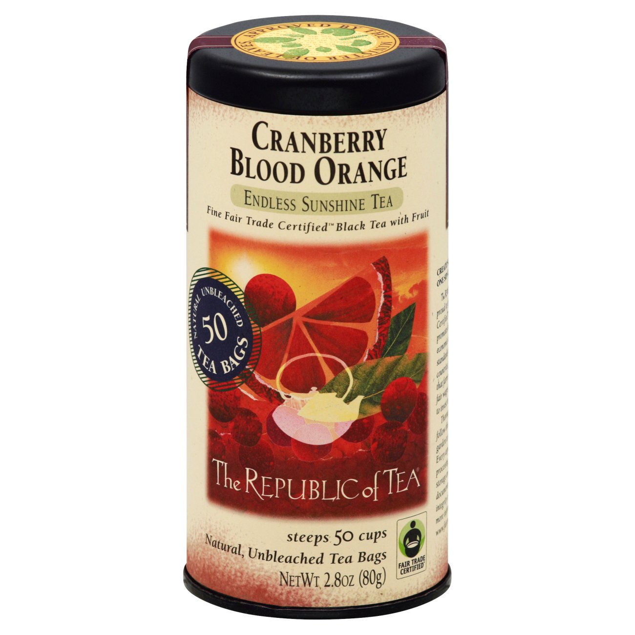 The Republic of Tea Cranberry Blood Orange Black Tea Bags Shop Tea at