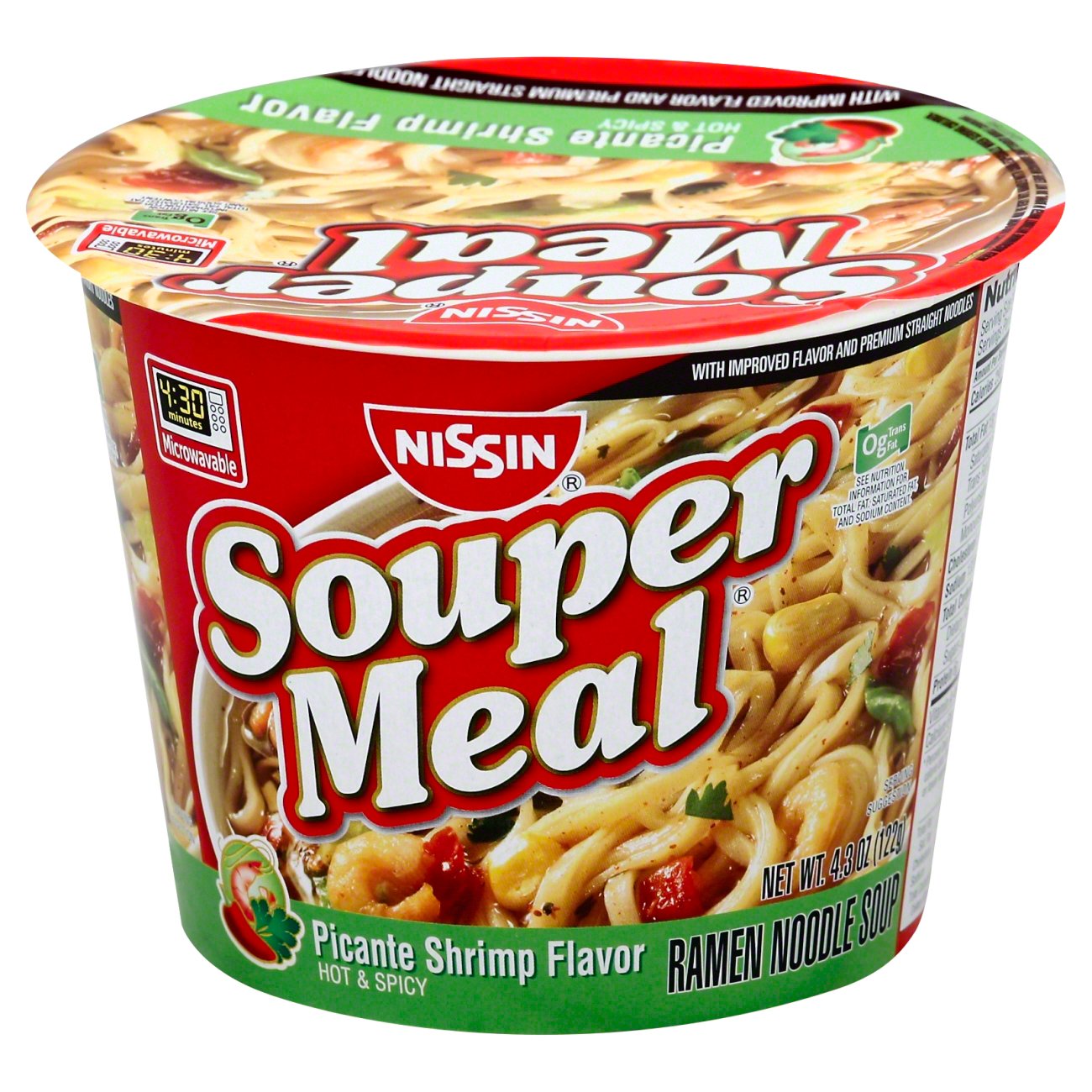 Nissin Cup Noodles Souper Meal Picante Shrimp Hot and Spicy