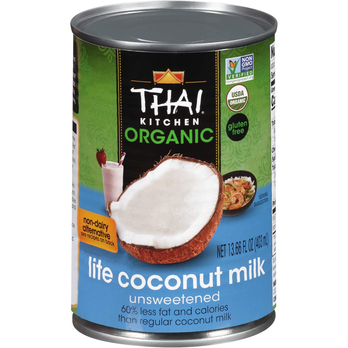Thai Kitchen Organic Gluten Free Lite Coconut Milk; image 1 of 3