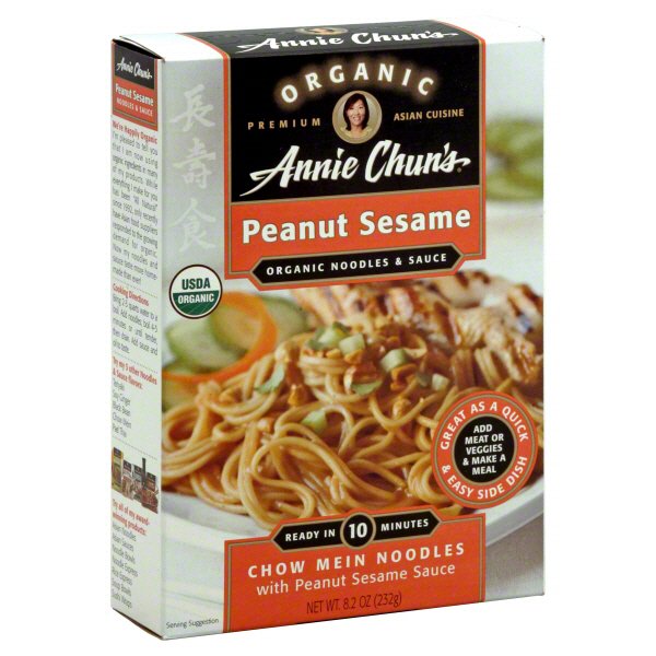 Annie Chun's Peanut Sesame Organic Noodles and Sauce Shop Specialty