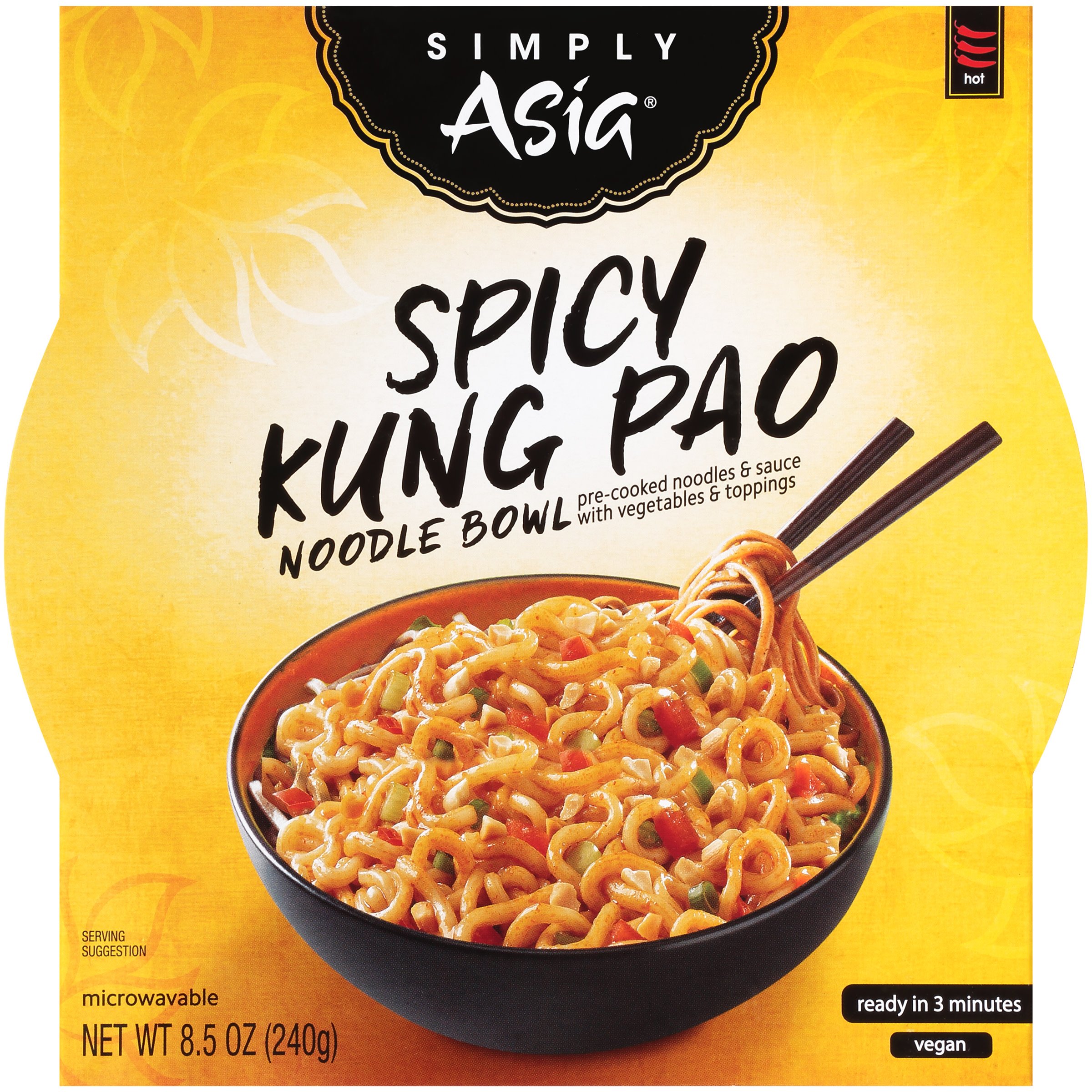 Simply Asia Spicy Kung Pao Noodle Bowl Shop Pantry Meals at HEB