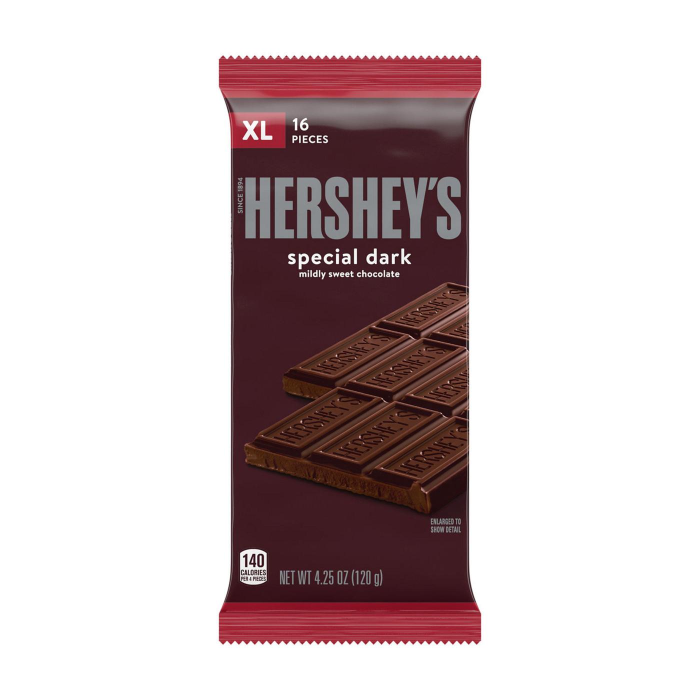 Hershey's Special Dark Mildly Sweet Chocolate XL Candy Bar; image 1 of 7