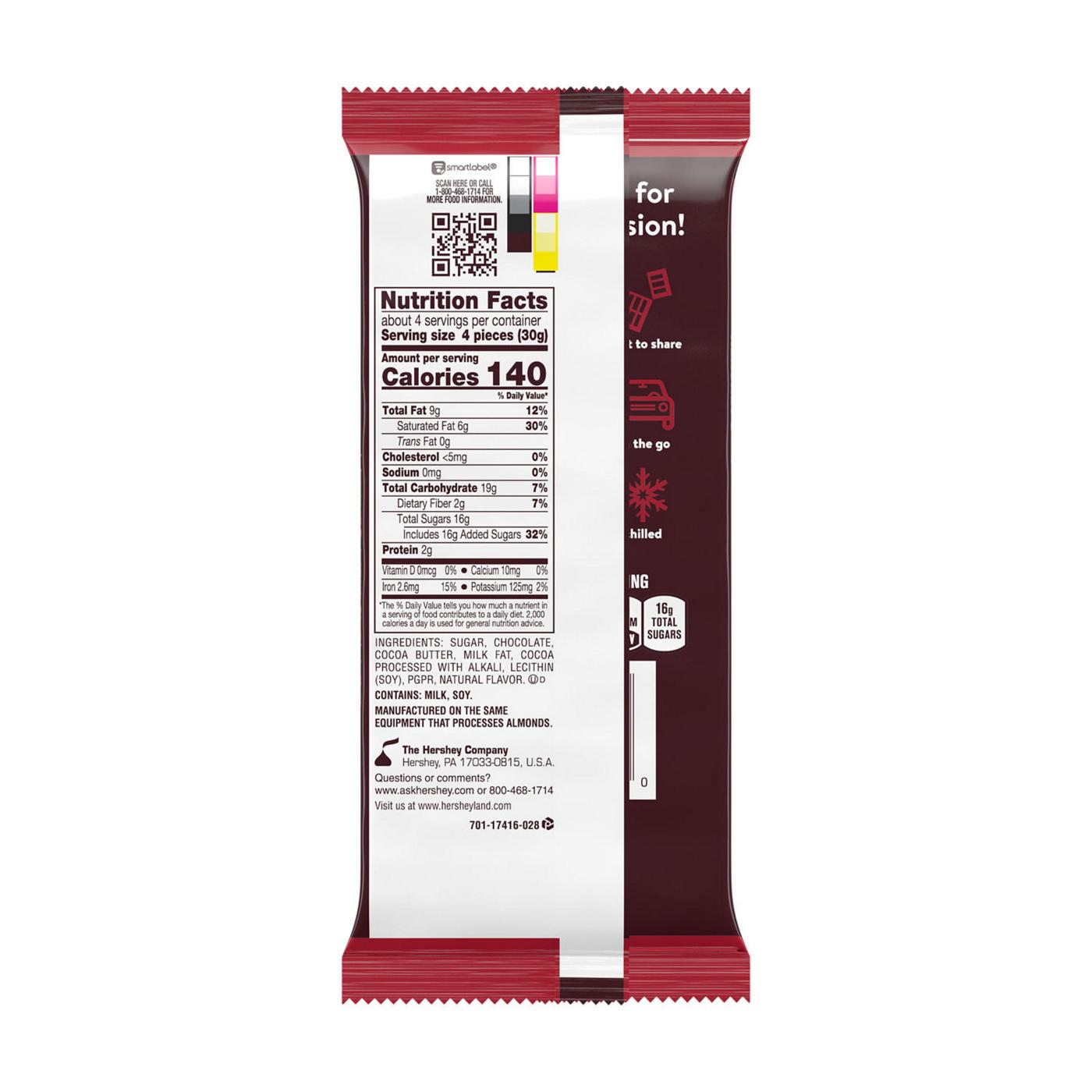 Hershey's Special Dark Mildly Sweet Chocolate XL Candy Bar; image 4 of 4