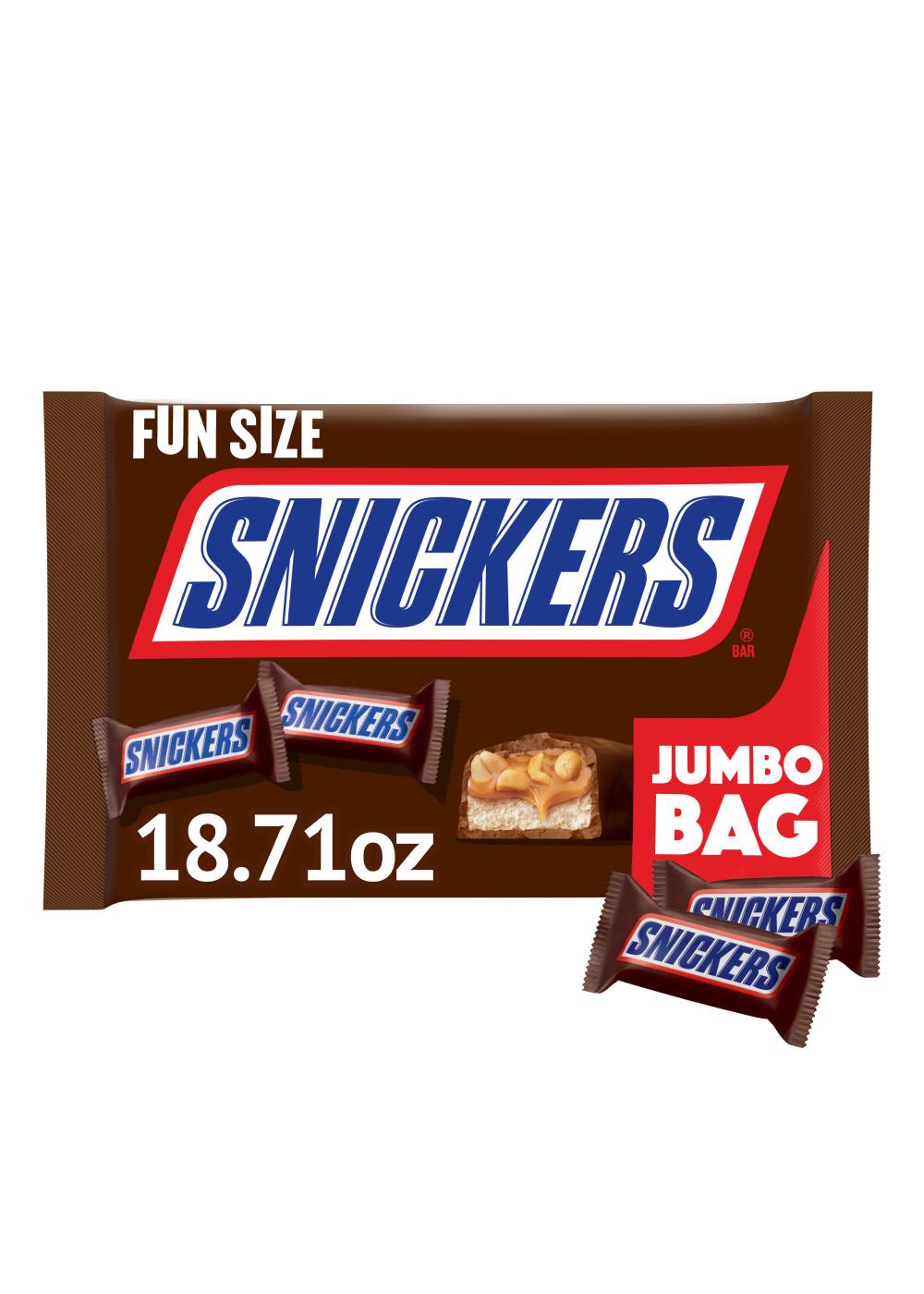 Snickers Chocolate Fun Size Candy Bars - Jumbo Bag; image 1 of 6