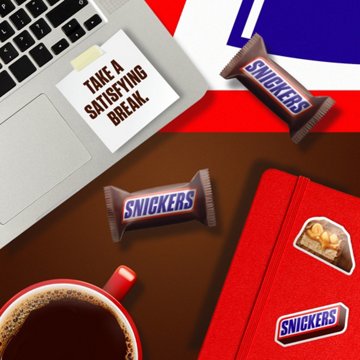 Snickers Chocolate Fun Size Candy Bars - Jumbo Bag