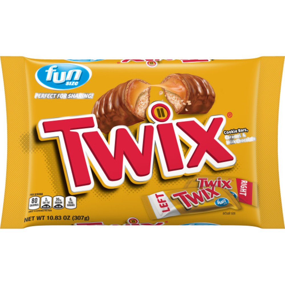 Twix Caramel Chocolate Cookie Fun Size Candy Bars Shop Candy at HEB