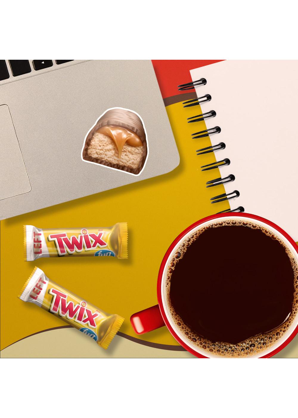 Twix Caramel Chocolate Cookie Fun Size Candy Bars; image 2 of 10