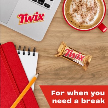 Twix Milk Chocolate Caramel Cookie Fun Size Candy Bars