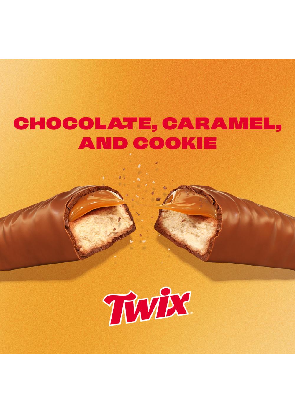 Twix Milk Chocolate Caramel Cookie Fun Size Candy Bars; image 9 of 10