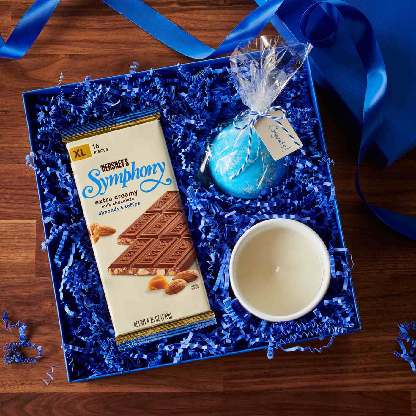 Hershey's Symphony Milk Chocolate Almonds & Toffee XL Candy Bar, 16 pc; image 7 of 7