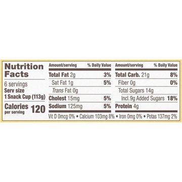Kozy Shack Original Rice Pudding Snack Cups, 6 ct