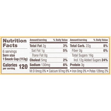 Kozy Shack Original Tapioca Pudding Snack Cups, 6 ct