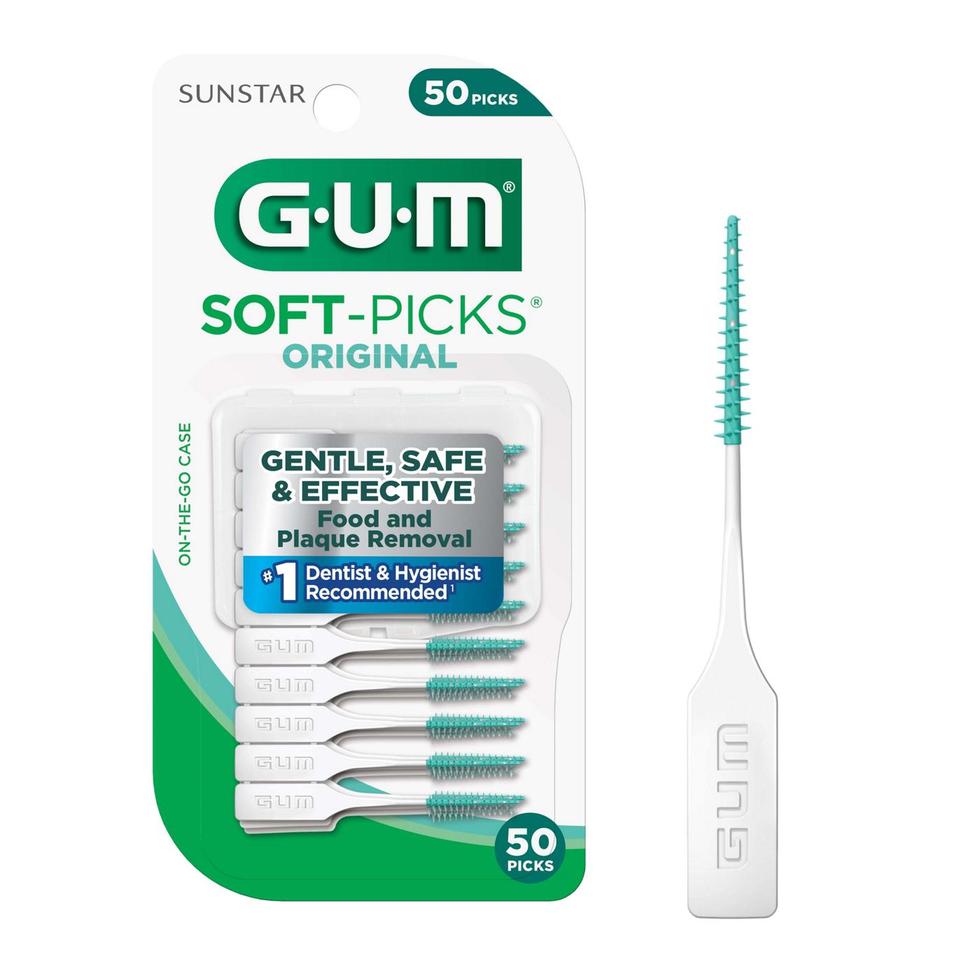 GUM Original Soft-Picks On-The-Go Case; image 2 of 4