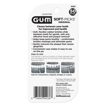 GUM Original Soft-Picks On-The-Go Case