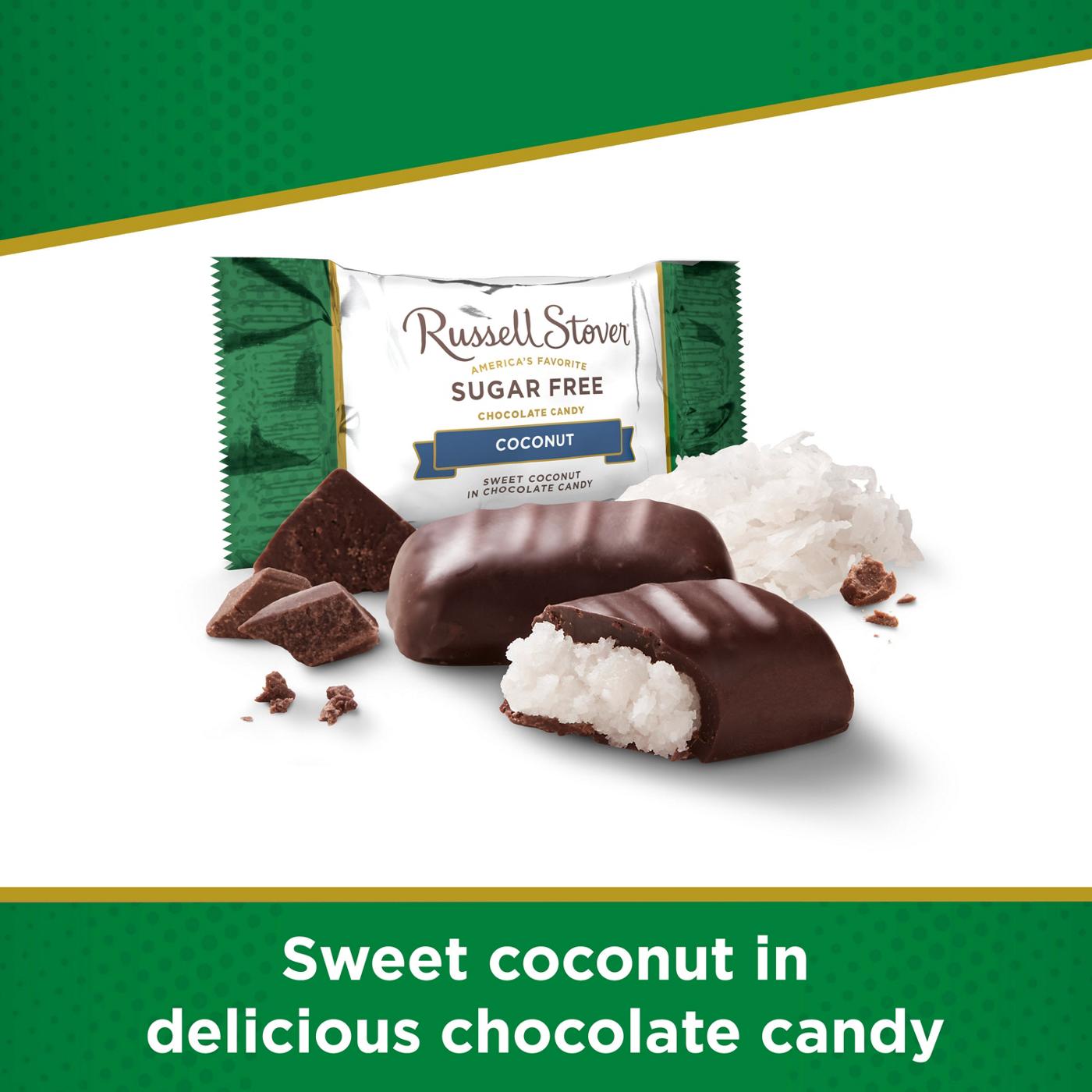 Russell Stover Sugar Free Coconut Chocolate Candy; image 8 of 8