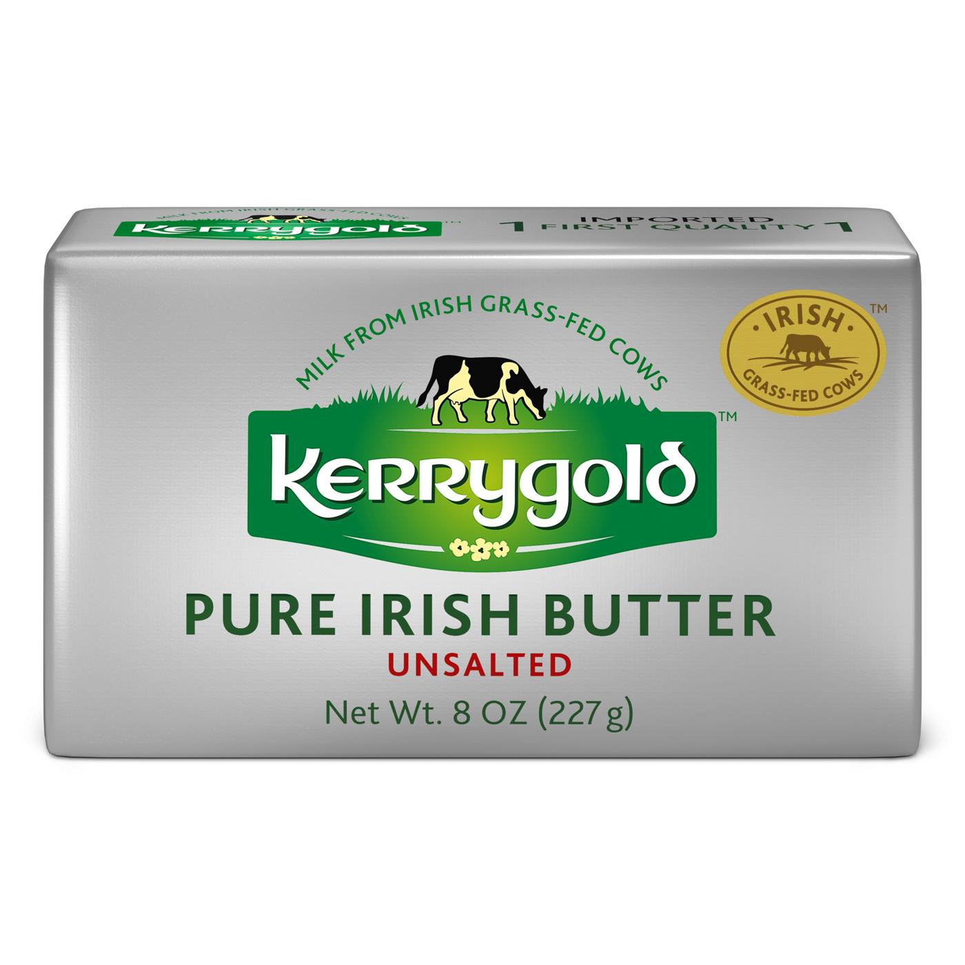 Kerrygold Grass-Fed Unsalted Pure Irish Butter; image 1 of 3