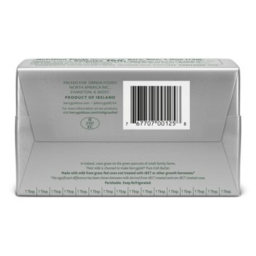 Kerrygold Grass-Fed Unsalted Pure Irish Butter, 8 oz