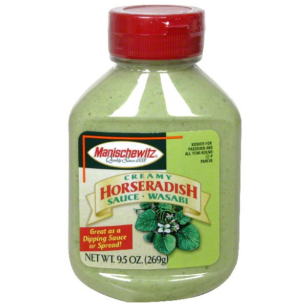 Manischewitz Creamy Wasabi Horseradish Sauce Shop Condiments at HEB