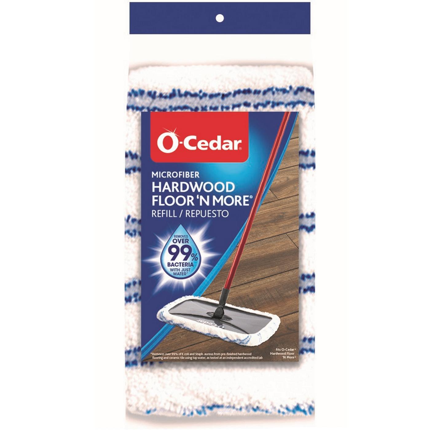 O-Cedar Hardwood Floor ‘N More Microfiber Mop Refill; image 1 of 2