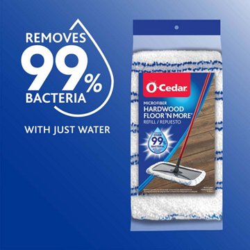 O-Cedar Hardwood Floor ‘N More Microfiber Mop Refill