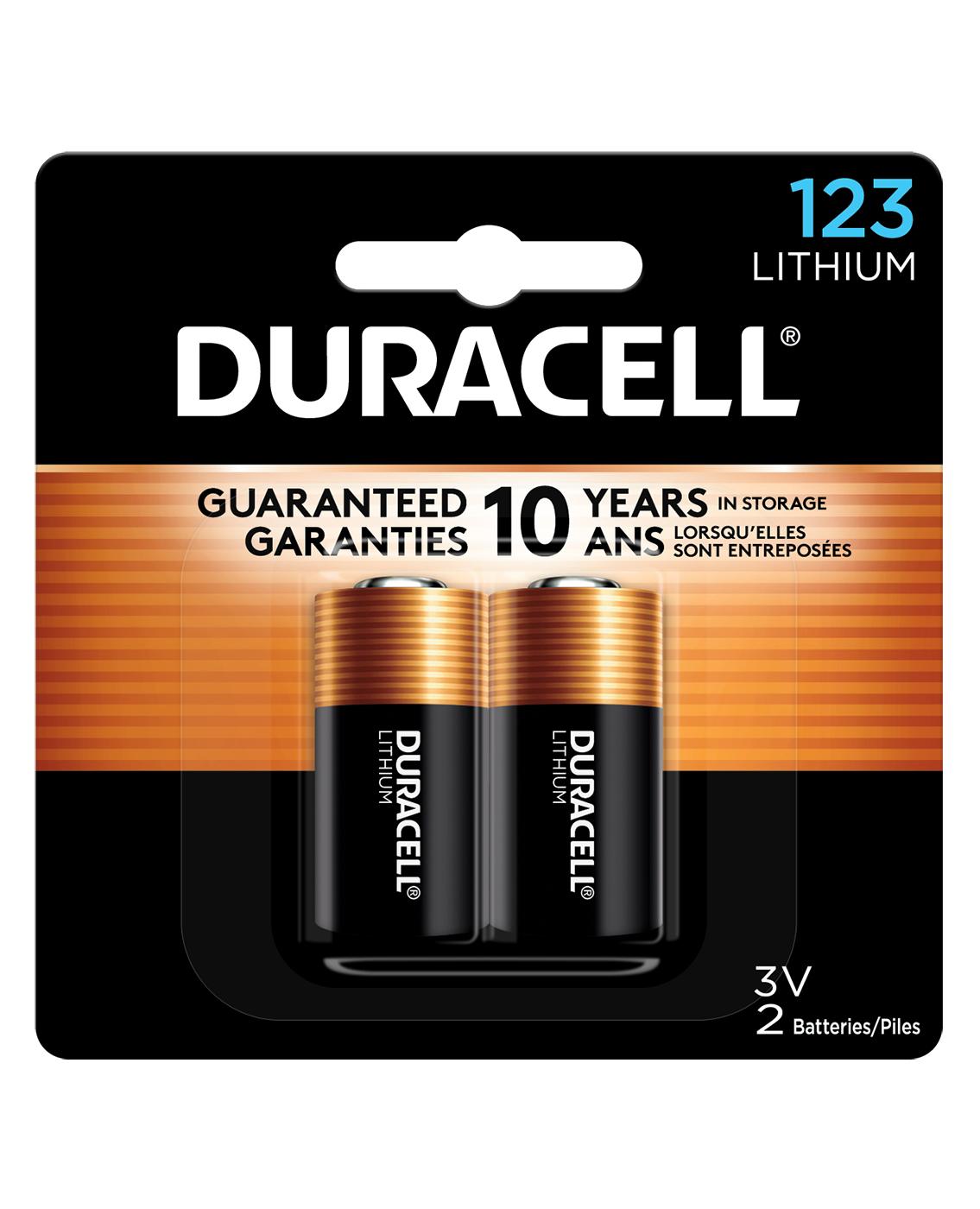 Duracell 123 3V Lithium Battery; image 1 of 5