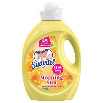 Suavitel HE Liquid Fabric Conditioner, 105 Loads - Morning Sun, 105 oz