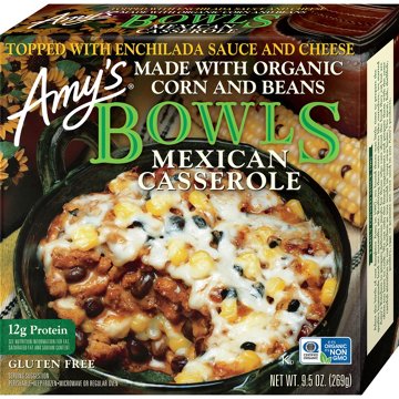 Amy's 12g Protein Mexican Casserole Bowl
