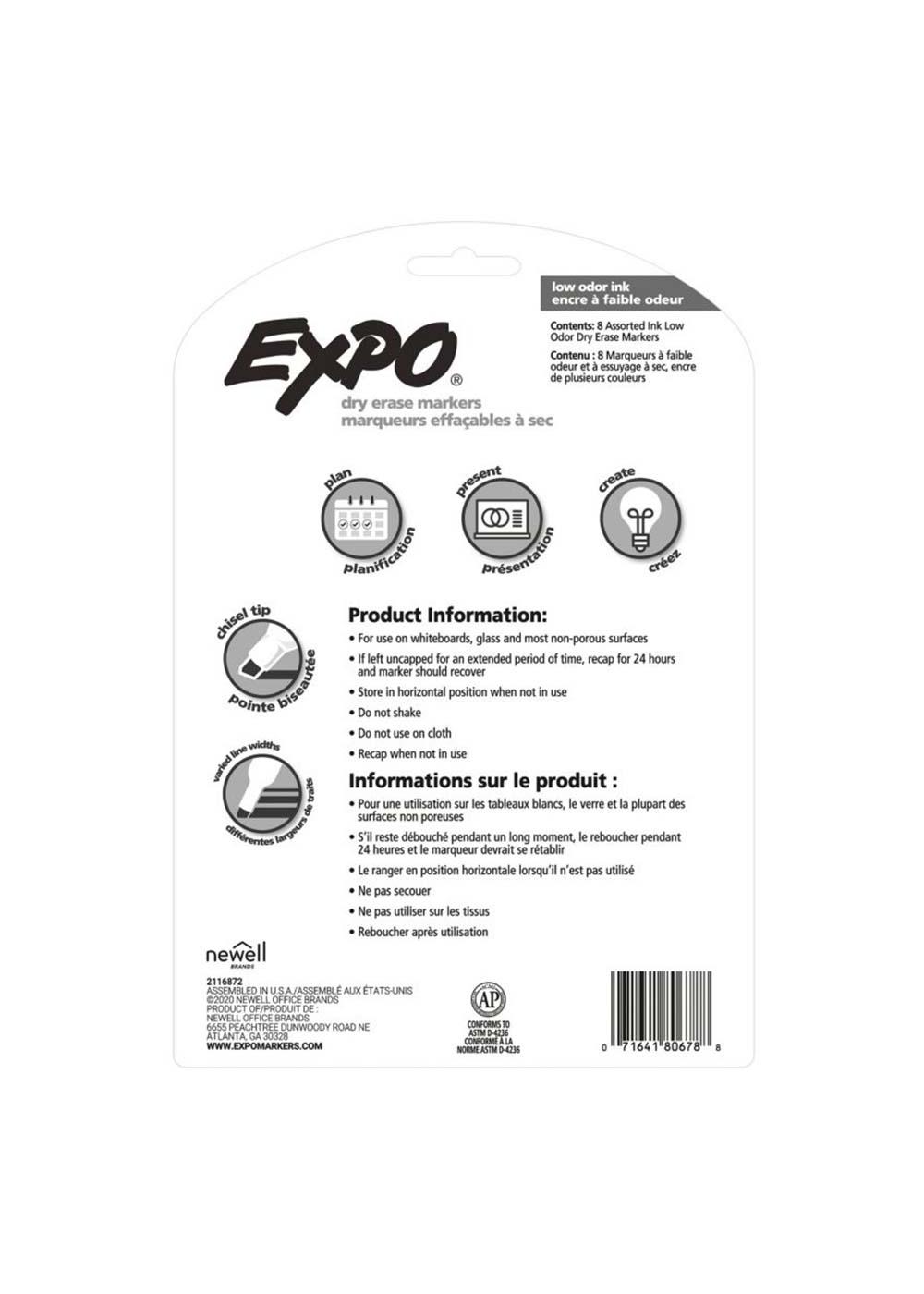 EXPO Chisel Tip Dry Erase Markers Assorted Ink Shop Highlighters