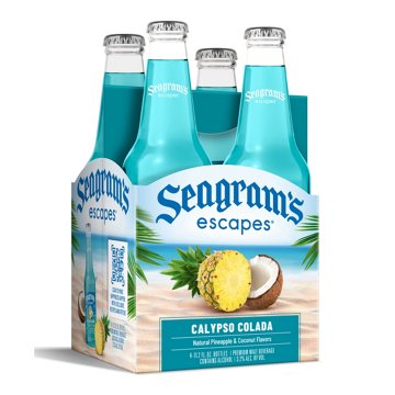 Seagram's Escapes Calypso Colada 4 pk Bottles, 11.2 oz
