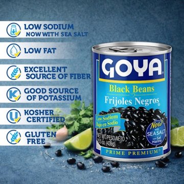 Goya Black Beans Low Sodium