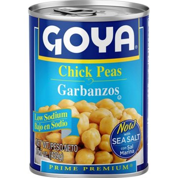 Goya Chick Peas Low Sodium