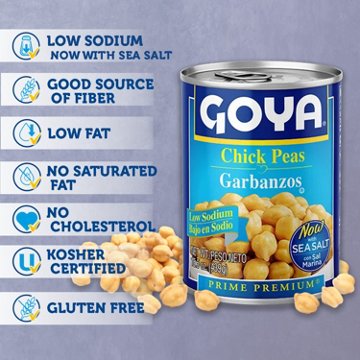 Goya Chick Peas Low Sodium