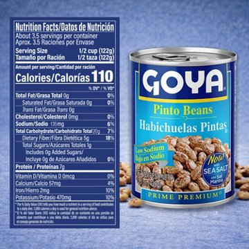 Goya Pinto Beans Low Sodium