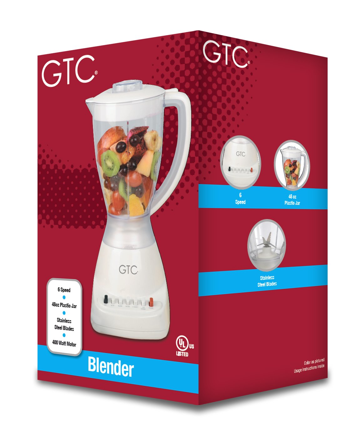 GTC 6 Speed Blender with Plastic Jar Shop Blenders & mixers at HEB