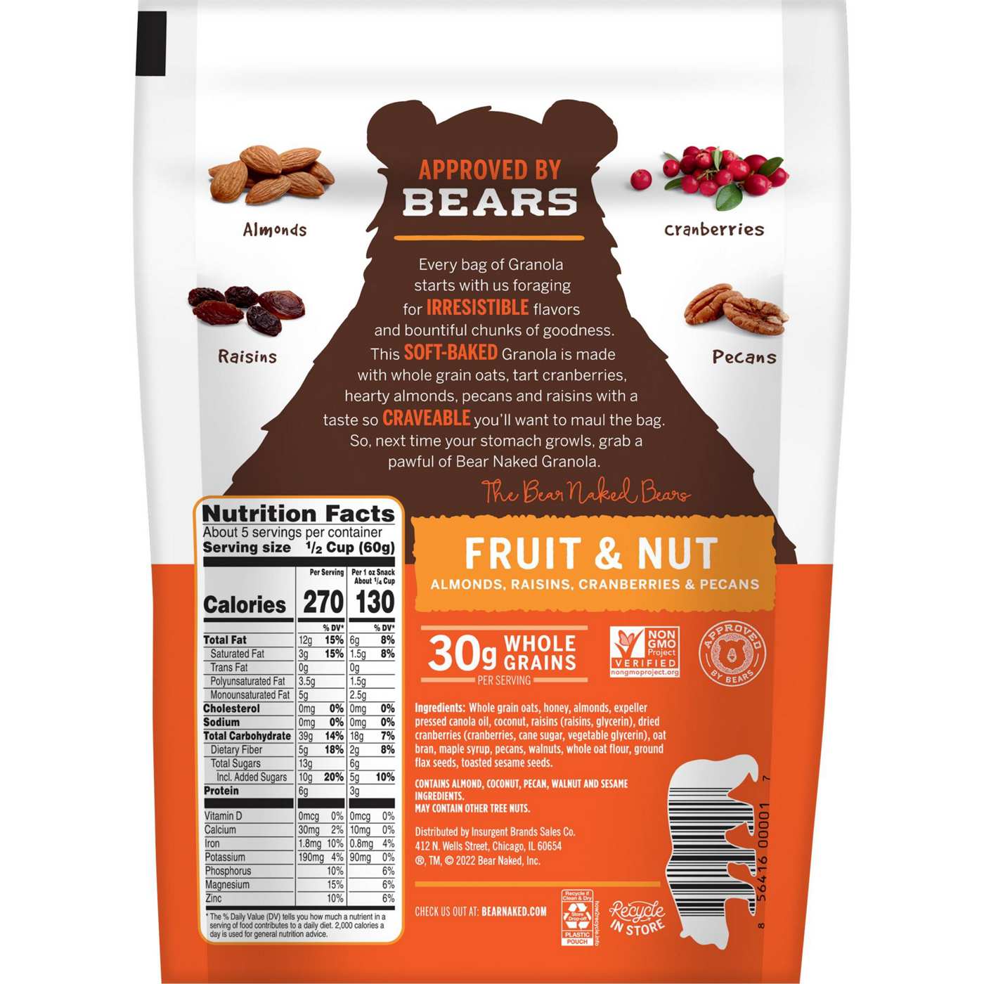 Bear Naked Granola - Fruit & Nut; image 4 of 6