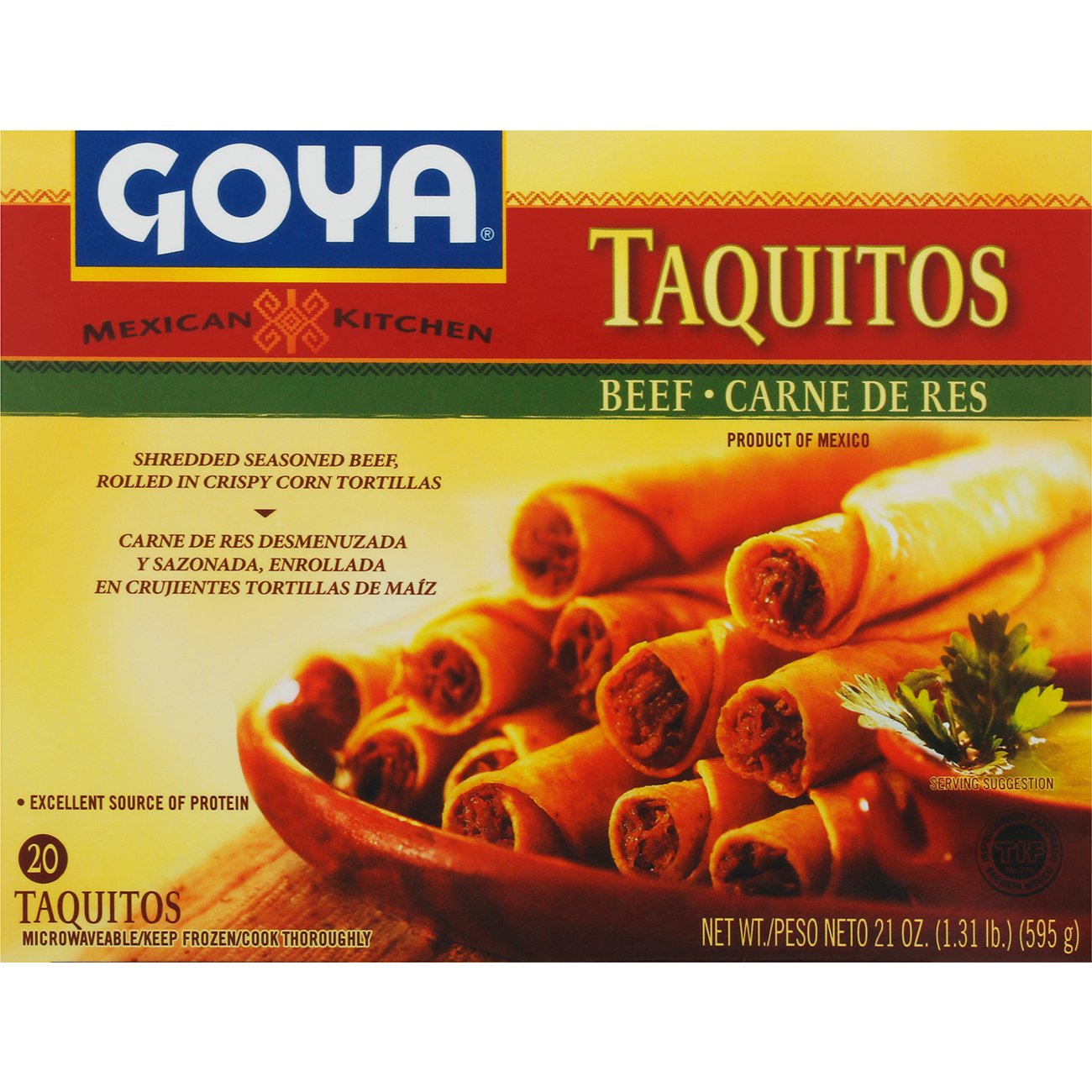 Goya Mexican Kitchen Beef Taquitos Shop Entrees & sides at HEB
