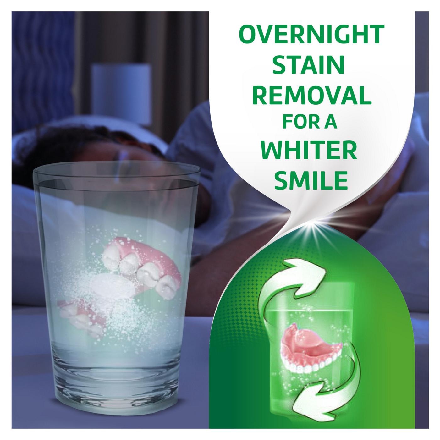 Polident Overnight Whitening Antibacterial Denture Cleanser; image 7 of 8