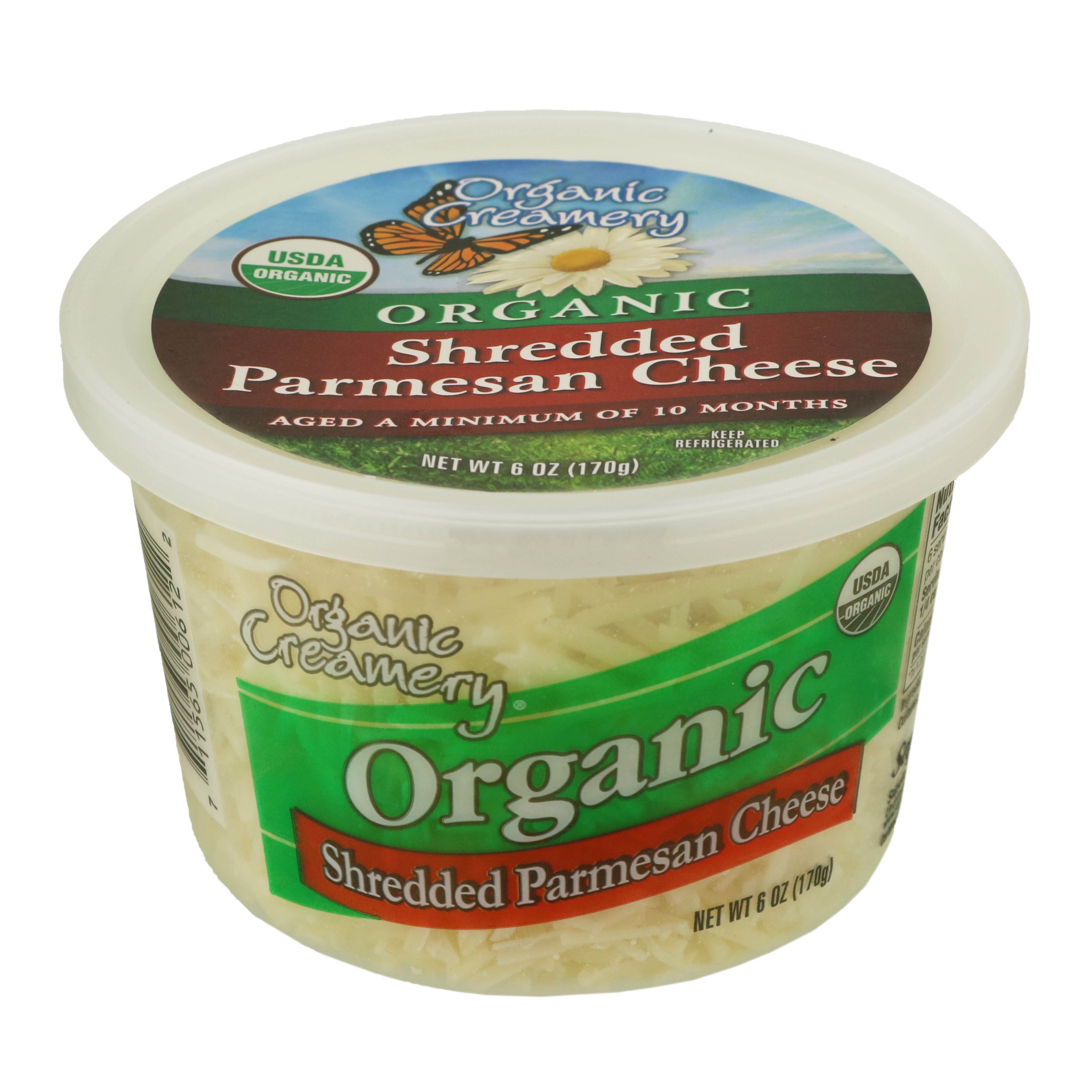 ORGANIC SHREDDED PARMESAN CHEESE