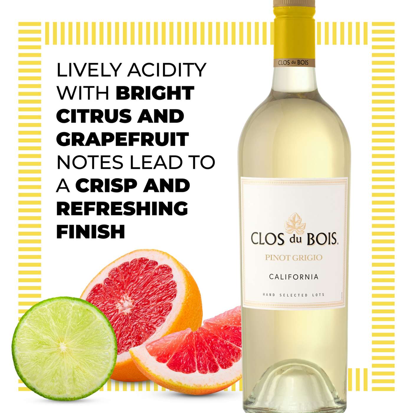 Clos Du Bois Pinot Grigio White Wine; image 3 of 9