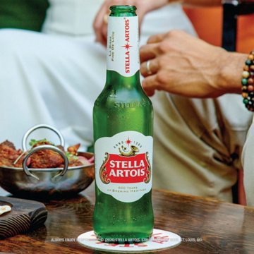 Stella Artois Premium Lager Beer Bottles, 6 pk, 11.2 oz