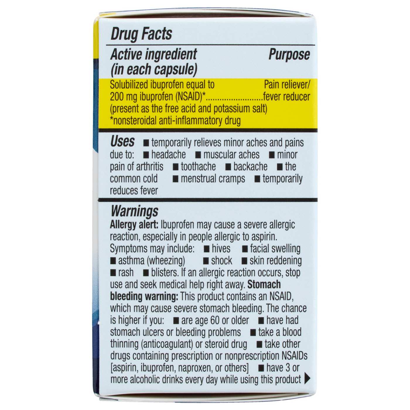 H-E-B Ibuprofen 200 mg Softgels; image 6 of 6