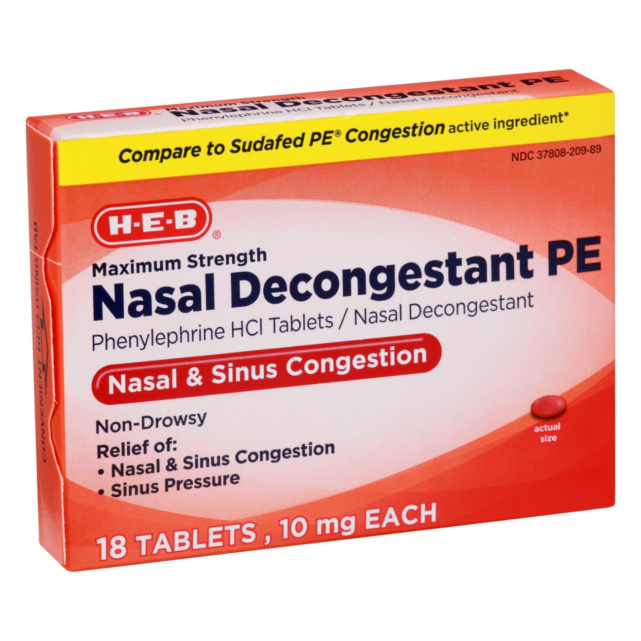 H‑E‑B Nasal Decongestant PE, Maximum 